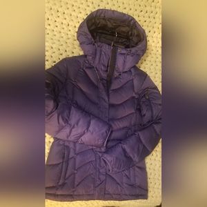 Lands’ End Women’s Puffer Jacket XS Blue